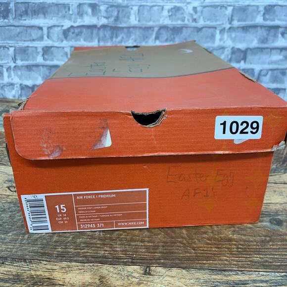 Nike Air Force 1 Premium Easter Egg 2006 Medium Mint 312945-371 Mens Size 15 - Picture 13 of 16